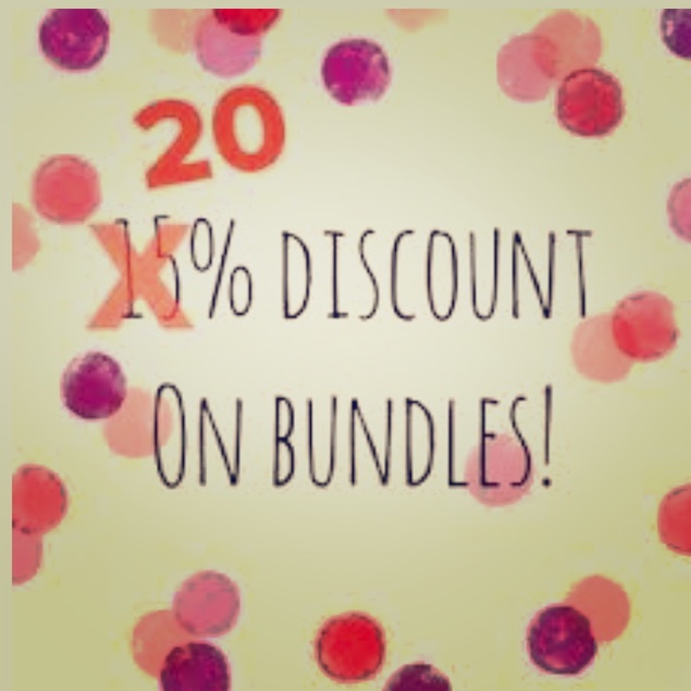Now through 12:00 tonight!! 20% DISCOUNT ON BUNDLE